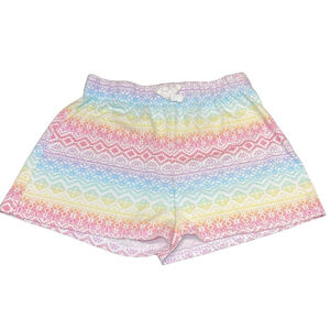 The Children’s Place Rainbow Boho Print Shorts Size Large 10/12 EUC